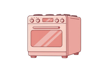 Kitchen Oven Appliance Illustration Cooking Equipment Domestic Cooker Home