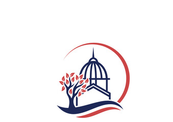 american flag and rocket