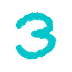 Crayon Font and numbers