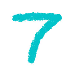 Crayon Font and numbers