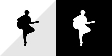 silhouette of people with their daily activities