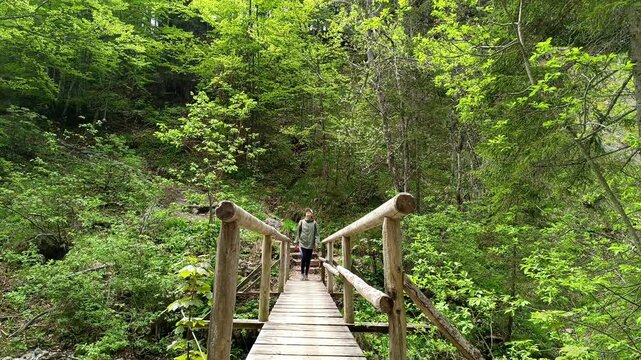 Healthy lifestyle and a peaceful mindset in nature's embrace
