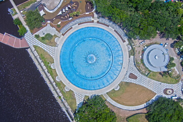 Aerial view of Jacksonville, Florida