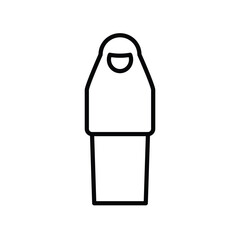 Prayer moslem icon design template