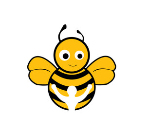 funny bee cartoon