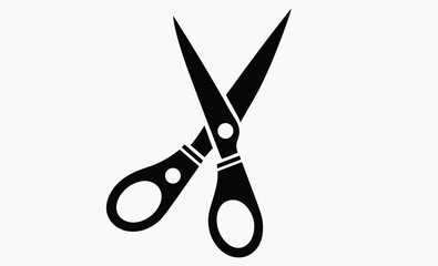 Scissor Silhouette Vector Icon