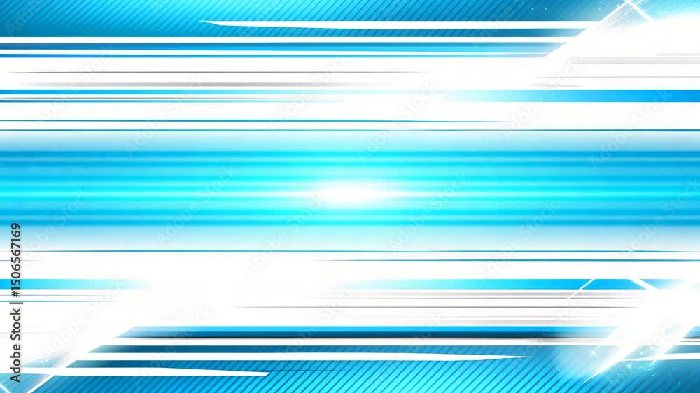 Aufkleber A dynamic blue and white abstract background with diagonal lines and glowing effects.