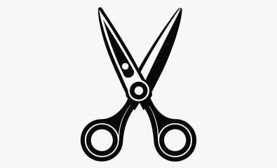 Scissor Silhouette Vector Icon