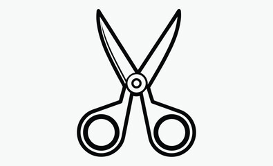 Scissor Silhouette Vector Icon