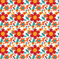 Floral seamless pattern.Beautiful flower collection of posters with roses, leaves, floral bouquets, flower compositions and notebook covers.