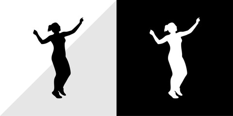 silhouette of people with their daily activities