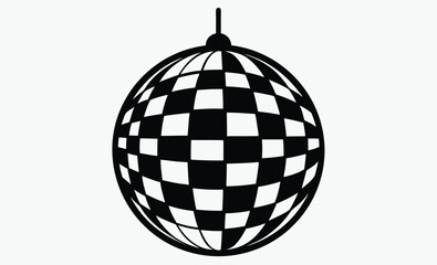 Disco Ball Silhouette Icon