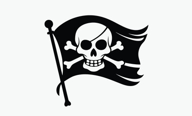 Pirate Flag Skull Icon