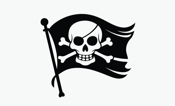 recommend clip art: Pirate Flag Skull Icon