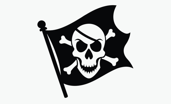 recommend clip art: Pirate Flag Skull Icon