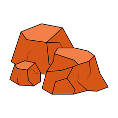 Stone Flat Illustration