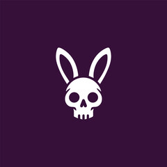 Skull rabbit logo