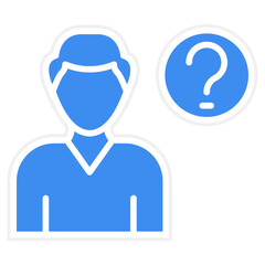 man with question mark