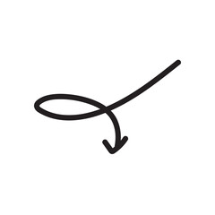 Versatile Hand-Drawn Arrow - Vector Isolated