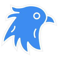 Obraz premium Hawk Icon Style
