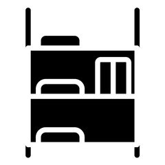 Shelves Line Icon Style