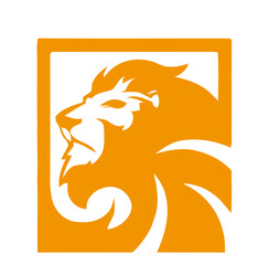 vector image of a lion