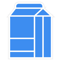 Dairy Free Food Icon Style