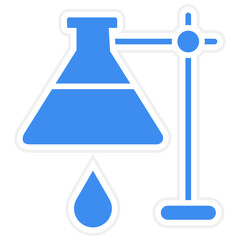 Retort Stand Icon Style