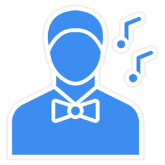 Musician Male Icon Style