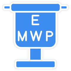 Book An Eye Exam Icon Style