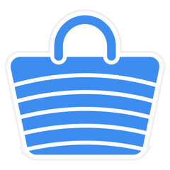 Beach Handbag Icon Style