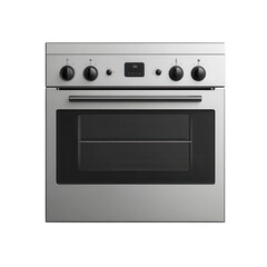 Fototapeta premium A modern oven ready to bake delicious meals with its digital display and on transparent background