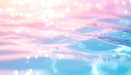 夢幻の水面：パステルカラーのきらめきCustom AI Model