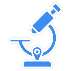 Microscope Icon Style