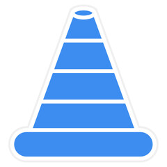 Traffic Cone Icon Style