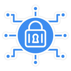 Security System Icon Style