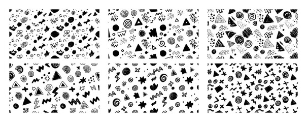 abstract geometric shape collection