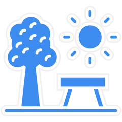 Green Spaces Icon Style