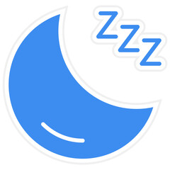 Natural Sleep Schedule Icon Style