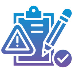 Obraz premium Risk Assessment Icon