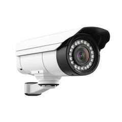 Vigilant security camera watching silently safeguarding homes businesses on transparent background
