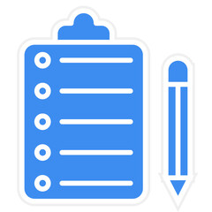School Test Icon Style