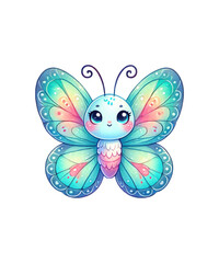 Adorable Kawaii Butterfly Sticker Collection 