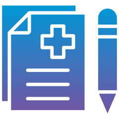 Obraz premium Medical Form Icon