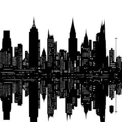 Fototapeta premium new york city skyline