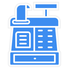Cash Register Icon Style