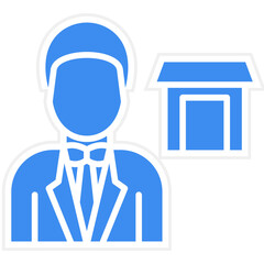 Warehouse Owner Icon Style