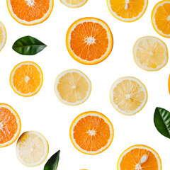 Fototapeta premium orange and lemon