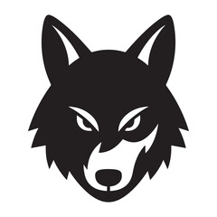 vector illustration of wolf head