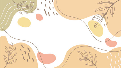 Hand Drawn Flat Vector Background